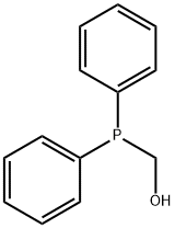 (ヒドロキシメチル)ジフェニルホスフィン 化学構造式