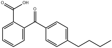 o-(p-Butylbenzoyl)benzoic acid 结构式