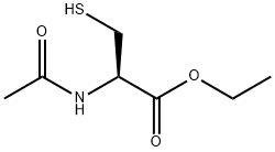 N-Acetyl-L-cysteine ethyl ester Struktur