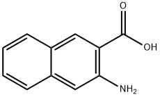 3-氨基-2-萘甲酸 结构式