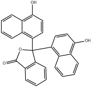 1-萘酚酞, 596-01-0, 结构式