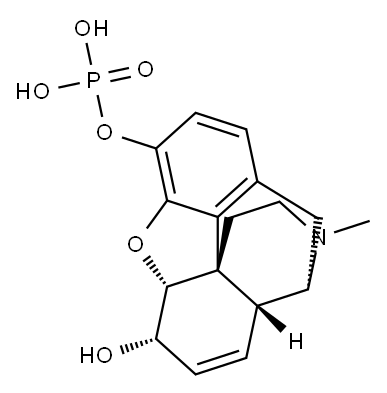 morphine phosphate Structure