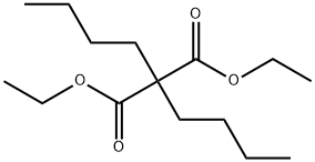ジブチルマロン酸ジエチル 化学構造式