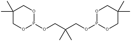 2,2'-[(2,2-dimethylpropane-1,3-diyl)bis(oxy)]bis[5,5-dimethyl-1,3,2-dioxaphosphorinane] 结构式