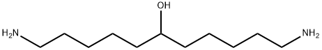 1,11-ジアミノ-6-ウンデカノール 化学構造式