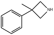 3-メチル-3-フェニルアゼチジン 化学構造式
