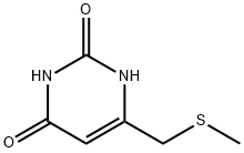 6-[(methylthio)methyl]uracil Structure