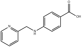 4-((2-pyridinylmethyl)amino)benzoic acid Structure