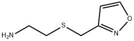 Ethanamine, 2-[(3-isoxazolylmethyl)thio]- (9CI) Structure