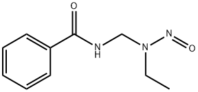 N-((Ethylnitrosoamino)methyl)benzamide 结构式