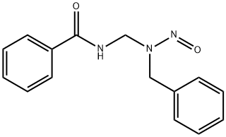 N-[(Benzylnitrosoamino)methyl]benzamide Structure