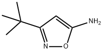 3-叔丁基-5-氨基异噁唑, 59669-59-9, 结构式