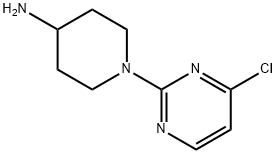 1-(4-Chloro-pyrimidin-2-yl)-4-piperidinamine Structure