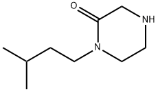 Piperazinone, 1-(3-methylbutyl)- (9CI) Structure