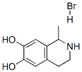 1-メチル-1,2,3,4-テトラヒドロ-6,7-イソキノリンジオール·臭化水素酸塩 化学構造式