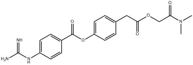 卡莫司他, 59721-28-7, 结构式