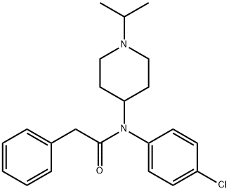 Lorcainide Struktur