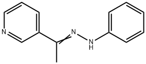 N-phenyl-N'-(1-pyridin-3-yl-ethylidene)-hydrazine Structure