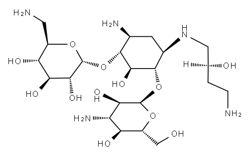 ブチカシン 化学構造式
