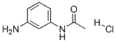 N-(3-アミノフェニル)アセトアミド/塩酸,(1:x) 化学構造式