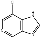 7-氯-1H-咪唑并[4,5-C]吡啶 结构式