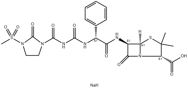 Mezlocillin sodium Structure