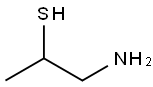 1-アミノプロパン-2-チオール 化学構造式