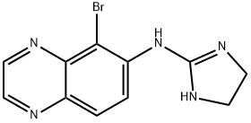 ブリモニジン 化学構造式