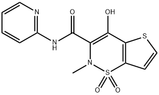 テノキシカム 化学構造式