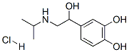 (-)-イソプロテレノール·塩酸塩 化学構造式