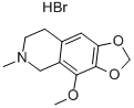 ヒドロコタルニン臭化水素酸塩 化学構造式