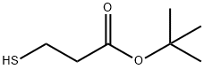Propanoic acid, 3-Mercapto-, 1,1-diMethylethyl ester Structure