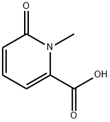1-メチル-6-オキソ-1,6-ジヒドロピリジン-2-カルボン酸 化学構造式