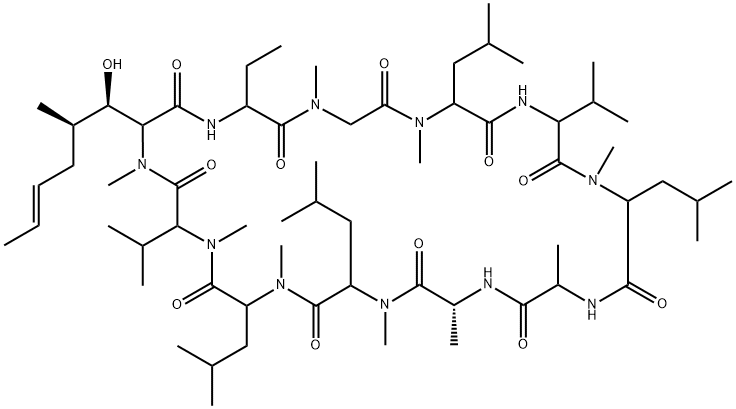 Cyclosporin A Structure