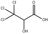 2-ヒドロキシ-3,3,3-トリクロロプロパン酸 化学構造式