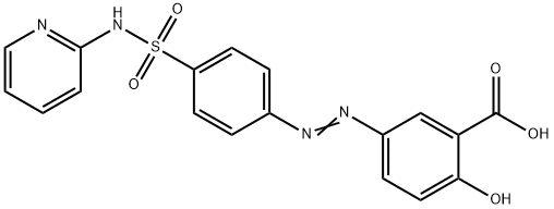 柳氮磺胺吡啶, 599-79-1, 结构式