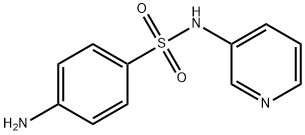 4-氨基-N-(吡啶-3-基)苯-1-磺酰胺, 599-81-5, 结构式