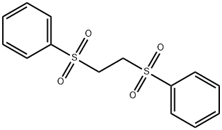 1,1'-[1,2-エタンジイルビス(スルホニル)]ビスベンゼン 化学構造式