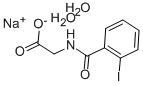 o-Iodohippuricacidsodiumsaltdihydrate Structure