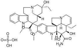 ビンデシン硫酸塩 化学構造式