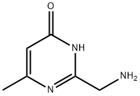 4(1H)-Pyrimidinone, 2-(aminomethyl)-6-methyl- (9CI) Structure