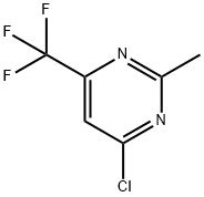 4-CHLORO-2-METHYL-6-TRIFLUOROMETHYLPYRIMIDINE Struktur