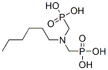 [(hexylimino)bis(methylene)]bisphosphonic acid Structure
