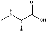 N-メチル-DL-アラニン 化学構造式