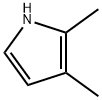 2,3-ジメチル-1H-ピロール 化学構造式