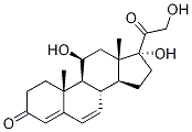 6-デヒドロコルチゾール 化学構造式