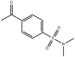4-ACETYL-N,N-DIMETHYL-BENZENESULFONAMIDE 结构式