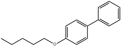 4-戊氧基联苯 结构式
