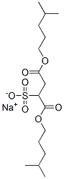 sodium 1,4-diisohexyl 2-sulphosuccinate Structure