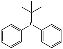 (1,1-ジメチルエチル)ジフェニルホスフィン 化学構造式